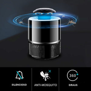 LUMINÁRIA MATA MOSQUITOS USB NEW - ARMADILHA DE LED