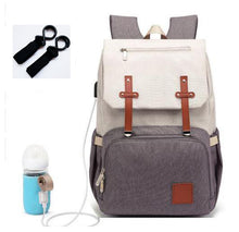 Carregar imagem no visualizador da galeria, KIT 4 EM 1- MOCHILA+USB+AQUECEDOR DE MAMADEIRA+GANCHO DE PENDURAR BOLSA