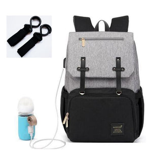 KIT 4 EM 1- MOCHILA+USB+AQUECEDOR DE MAMADEIRA+GANCHO DE PENDURAR BOLSA